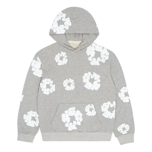 Denim Tears Cotton Wreath Hoodie 'Grey' 301-070-30