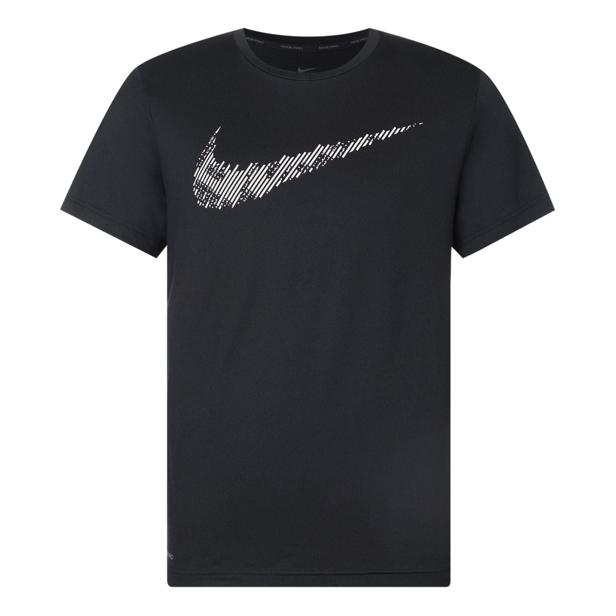 Nike Dri-Fit Printing Training Tops Short Sleeve Black CJ4634-010