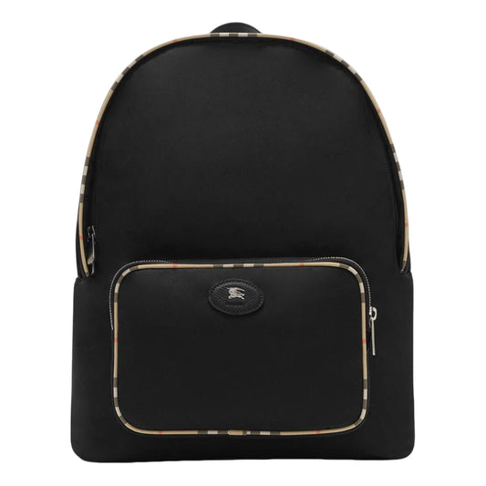 Burberry Check Trim Backpack 'Black' 81275751
