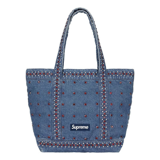 Supreme x B.B. Simon Denim Tote Bag SS25 'Washed Indigo' SS25B22-WASHED-INDIGO