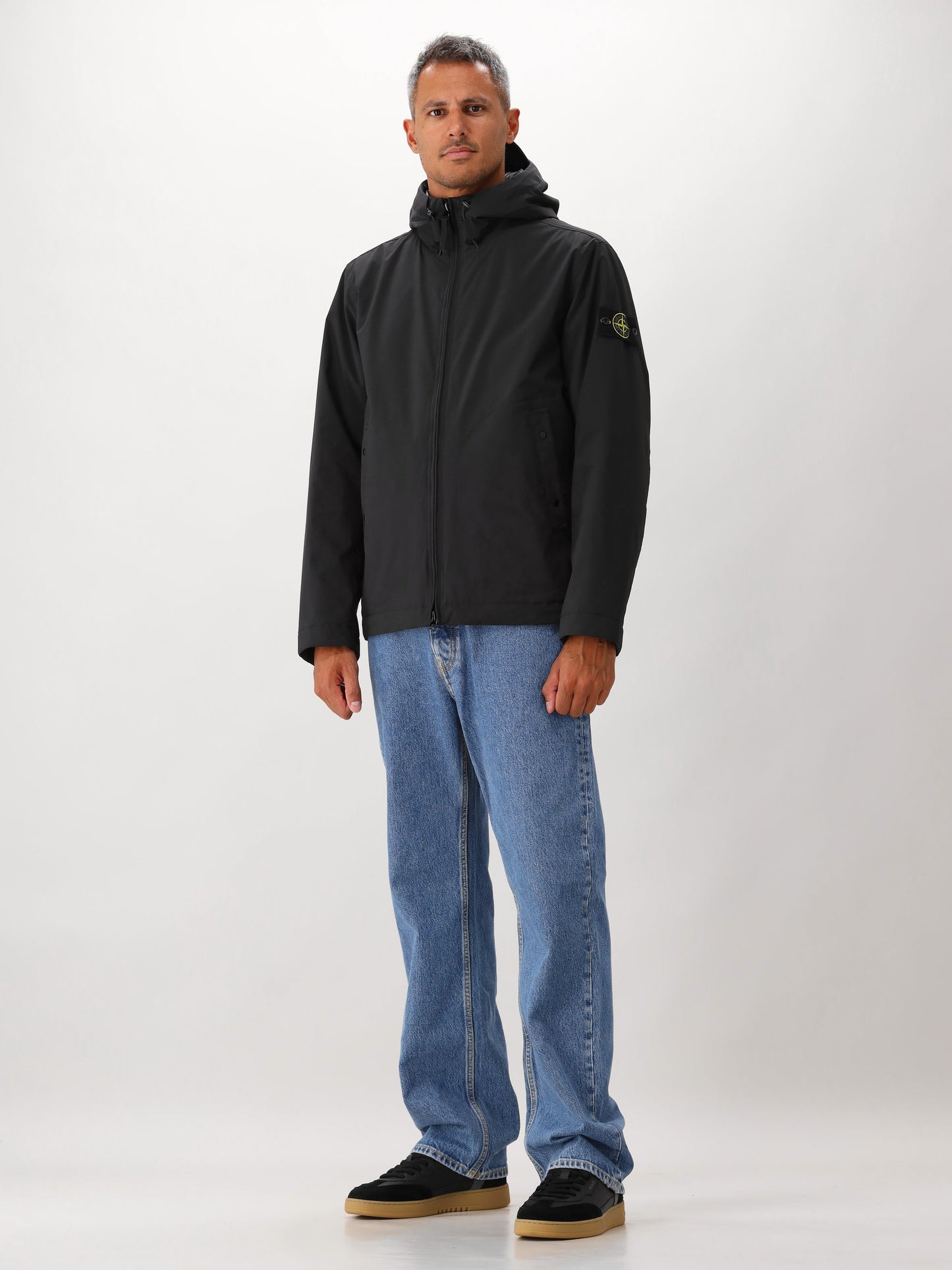 Stone Island Short Parka Zwart