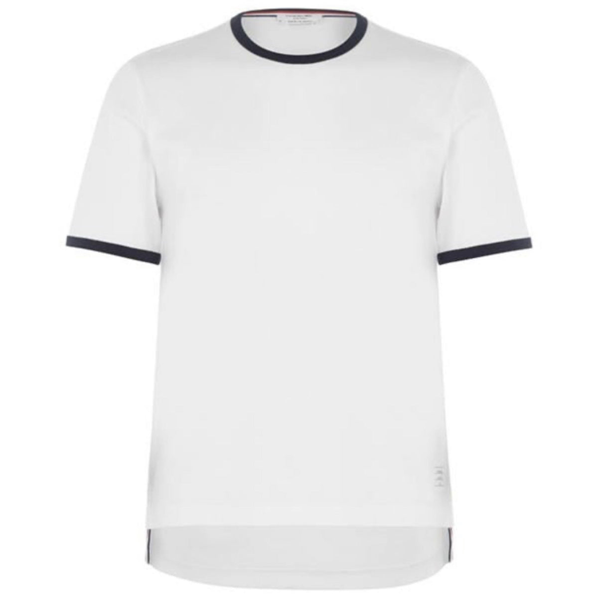 Thom Browne White Ringer T-shirt